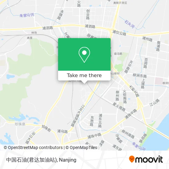 中国石油(君达加油站) map