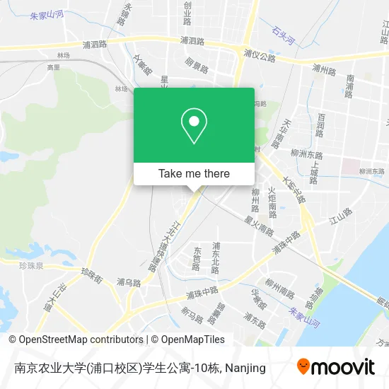 南京农业大学(浦口校区)学生公寓-10栋 map