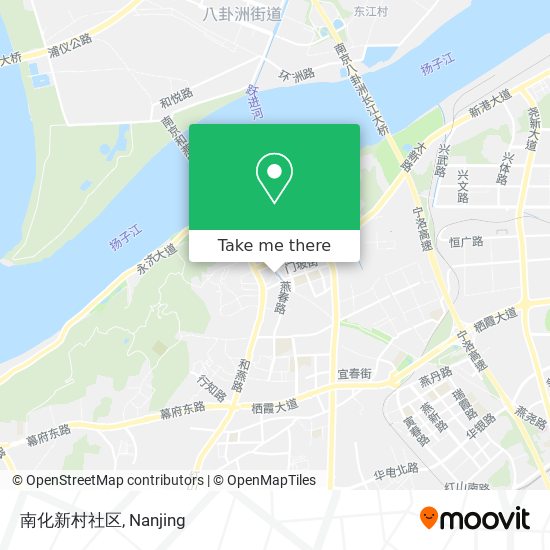 南化新村社区 map