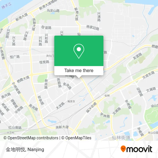 金地明悦 map