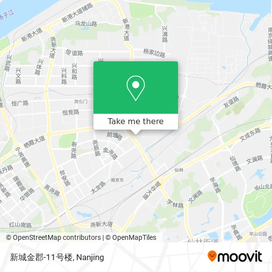 新城金郡-11号楼 map