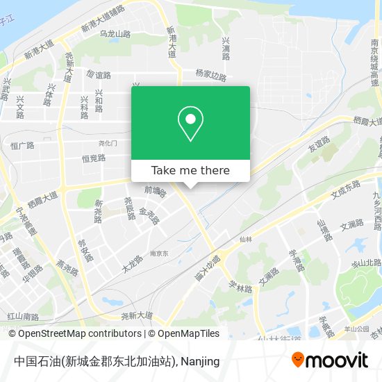 中国石油(新城金郡东北加油站) map