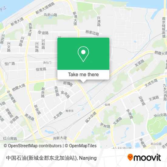 中国石油(新城金郡东北加油站) map