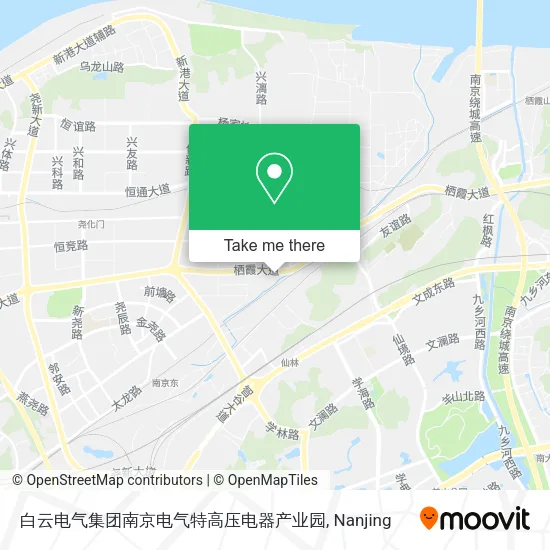 白云电气集团南京电气特高压电器产业园 map
