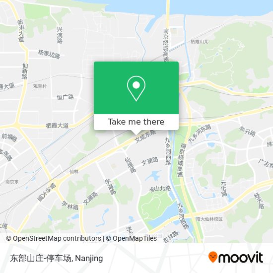 东部山庄-停车场 map