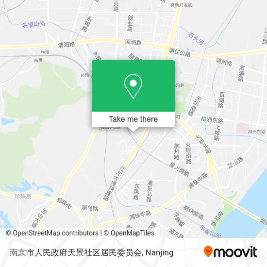 南京市人民政府天景社区居民委员会 map