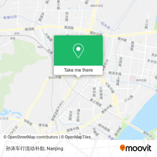 孙涛车行流动补胎 map