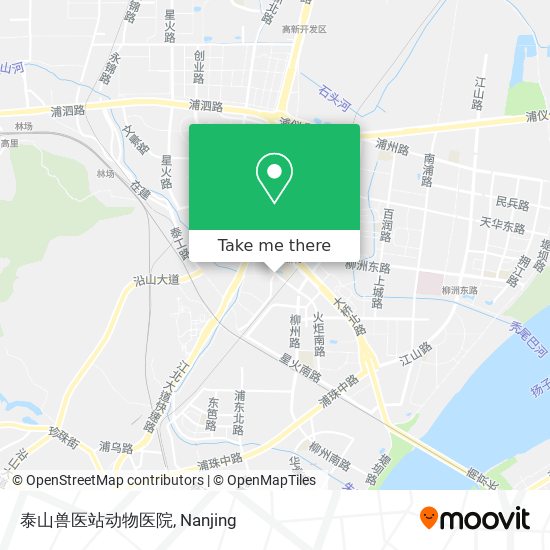 泰山兽医站动物医院 map
