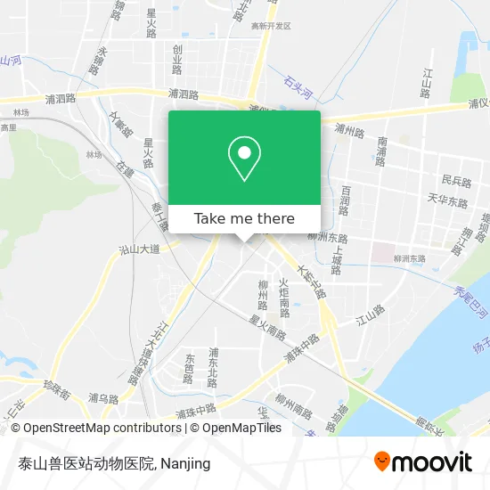 泰山兽医站动物医院 map