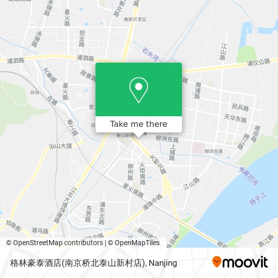 格林豪泰酒店(南京桥北泰山新村店) map