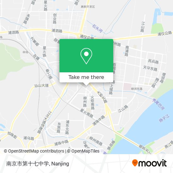 南京市第十七中学 map