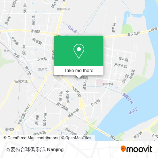 奇爱特台球俱乐部 map