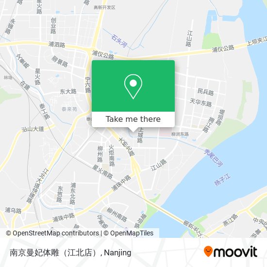 南京曼妃体雕（江北店） map