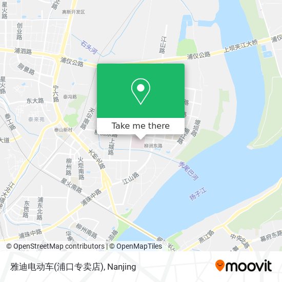 雅迪电动车(浦口专卖店) map
