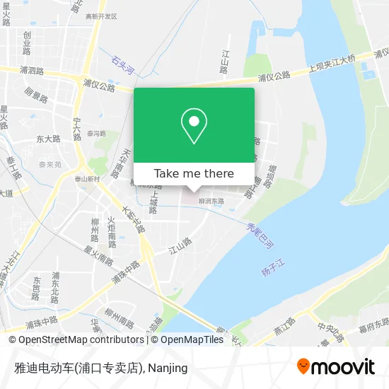 雅迪电动车(浦口专卖店) map