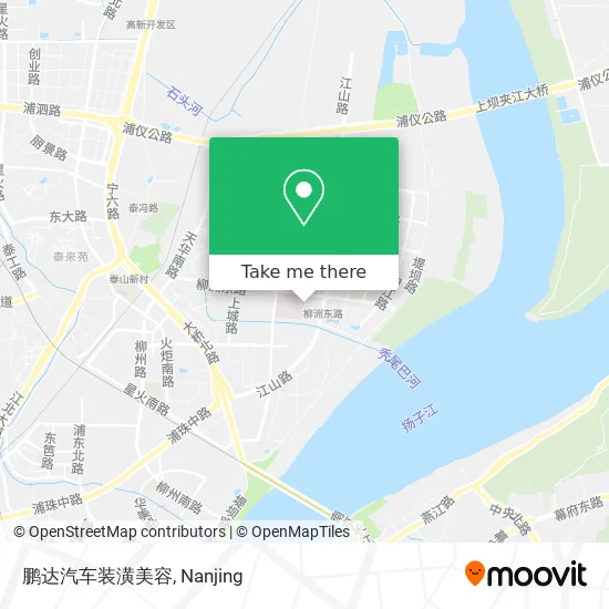 鹏达汽车装潢美容 map