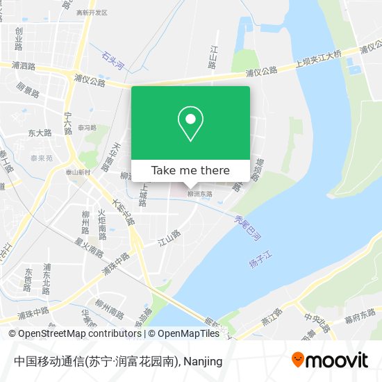 中国移动通信(苏宁·润富花园南) map