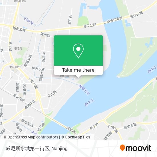 威尼斯水城第一街区 map