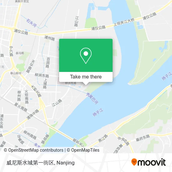 威尼斯水城第一街区 map