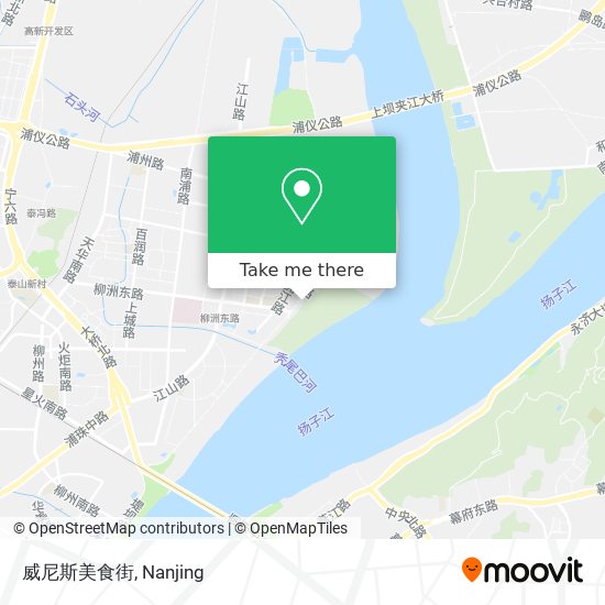威尼斯美食街 map