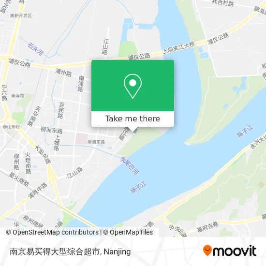 南京易买得大型综合超市 map