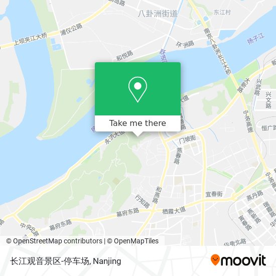 长江观音景区-停车场 map