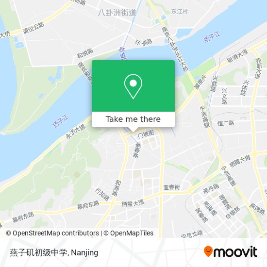 燕子矶初级中学 map