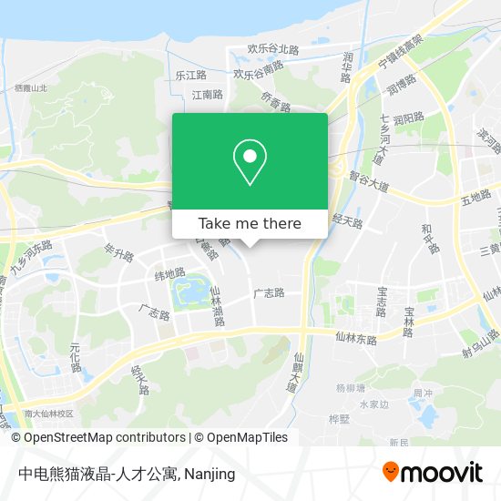 中电熊猫液晶-人才公寓 map