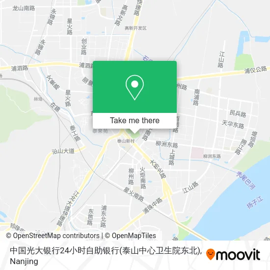 中国光大银行24小时自助银行(泰山中心卫生院东北) map