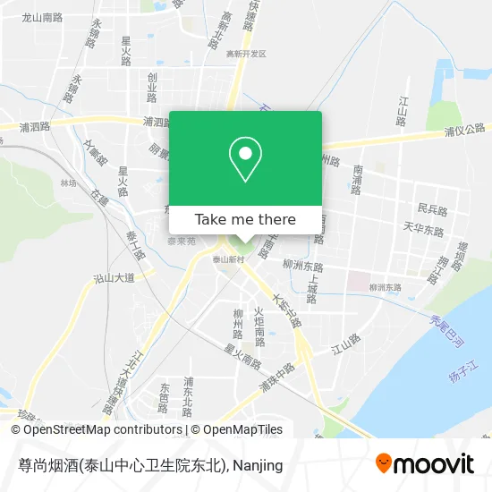 尊尚烟酒(泰山中心卫生院东北) map