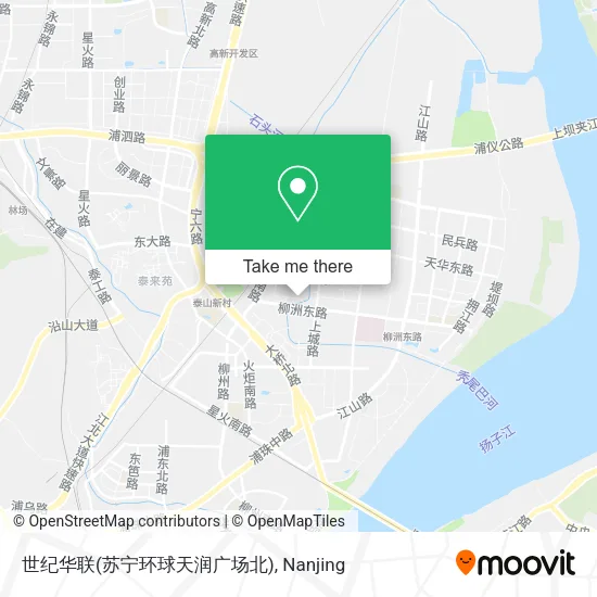 世纪华联(苏宁环球天润广场北) map