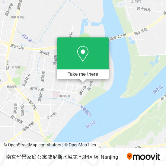 南京华景家庭公寓威尼斯水城第七街区店 map