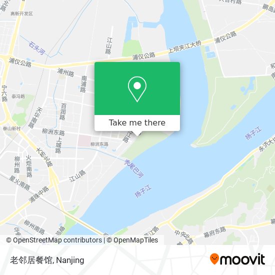 老邻居餐馆 map