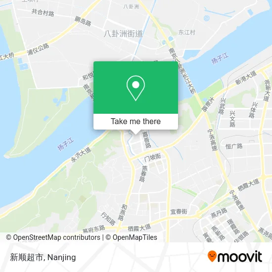 新顺超市 map