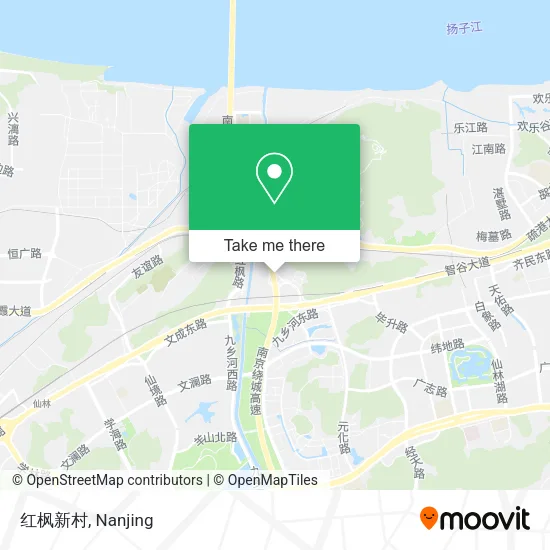 红枫新村 map