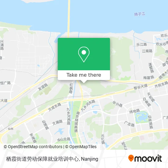 栖霞街道劳动保障就业培训中心 map
