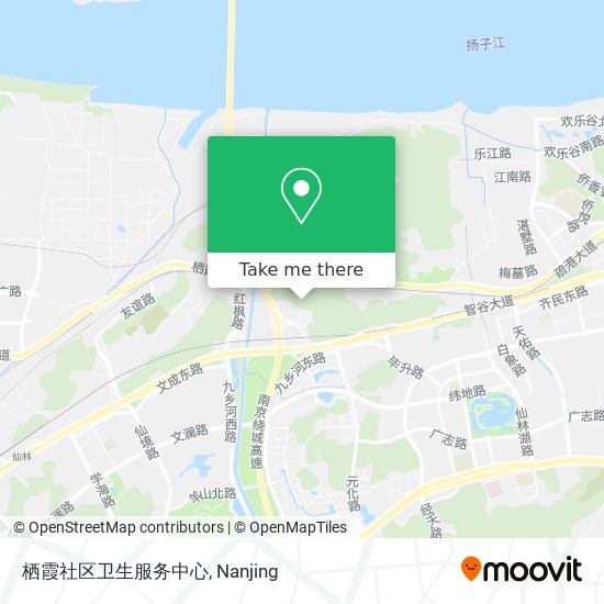栖霞社区卫生服务中心 map
