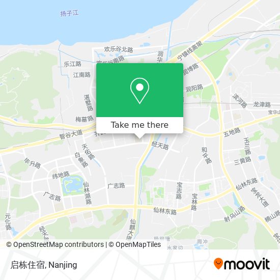 启栋住宿 map