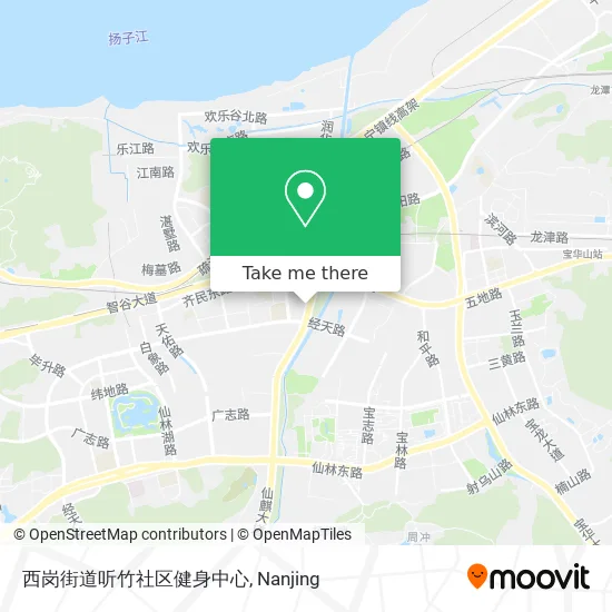 西岗街道听竹社区健身中心 map
