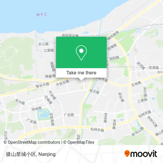 摄山星城小区 map