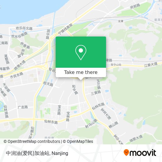 中润油(爱民)加油站 map