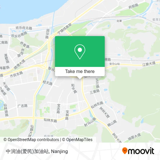 中润油(爱民)加油站 map