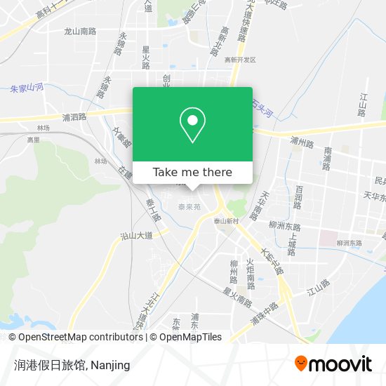 润港假日旅馆 map