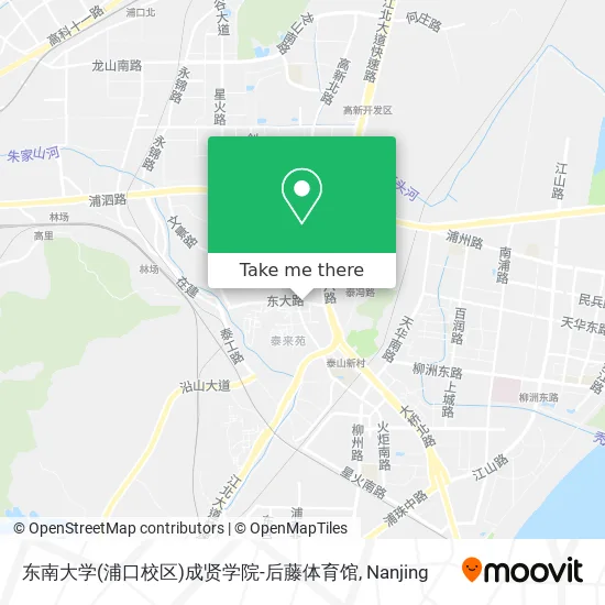 东南大学(浦口校区)成贤学院-后藤体育馆 map