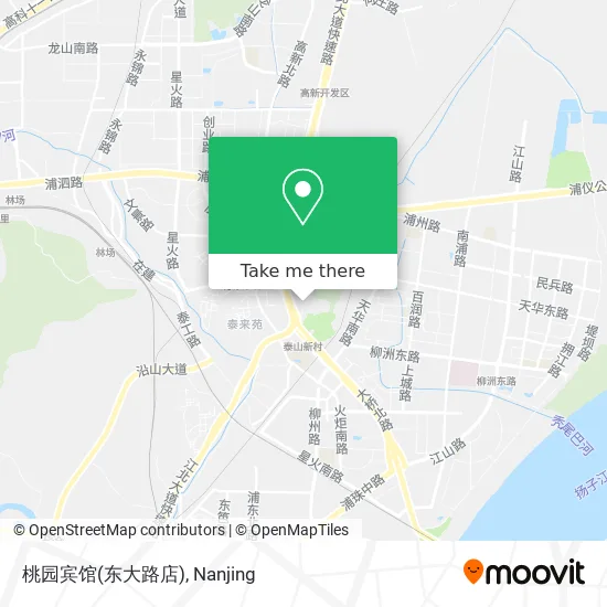 桃园宾馆(东大路店) map