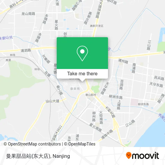 曼果甜品站(东大店) map