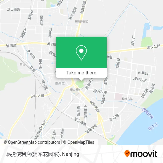 易捷便利店(浦东花园东) map