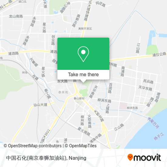 中国石化(南京泰狮加油站) map
