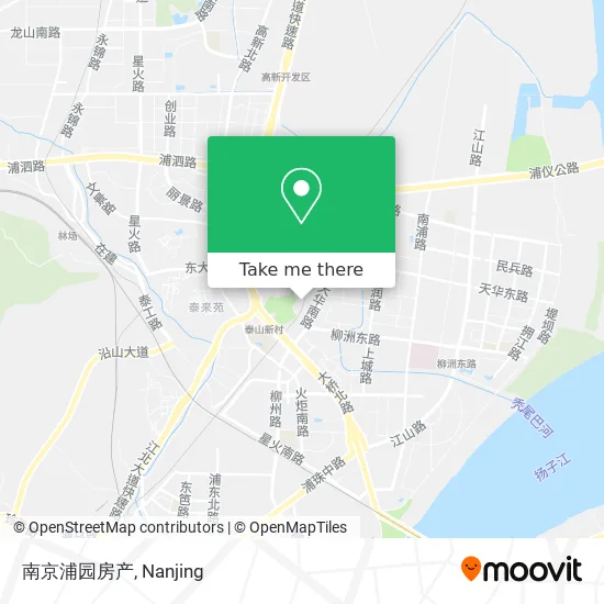 南京浦园房产 map