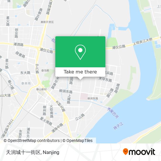 天润城十一街区 map